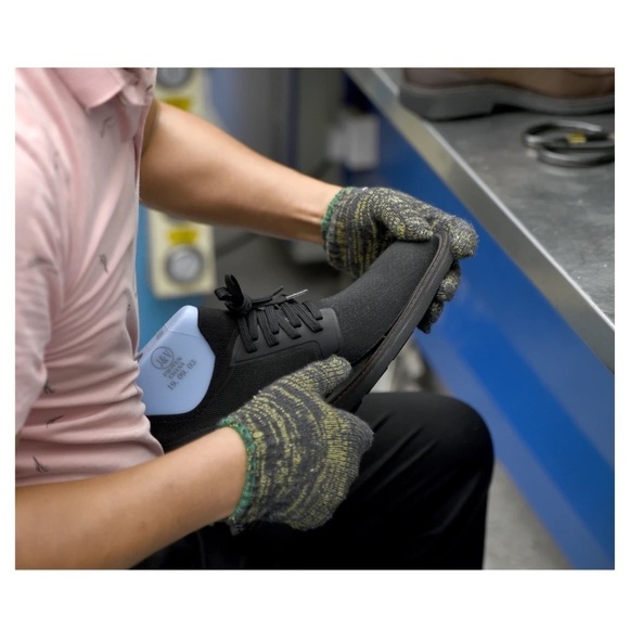 Third Mind Knitted Oxford Shoes Black